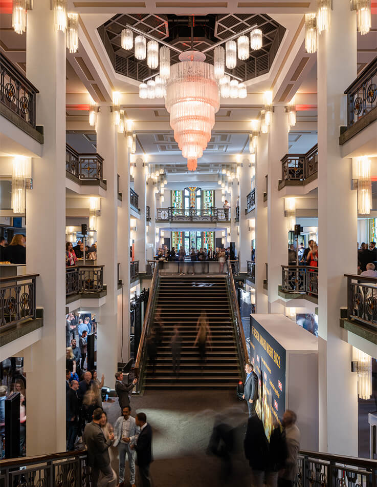 Auf diesem Bild ist der Friedrichstadt-Palast von innen zu sehen.